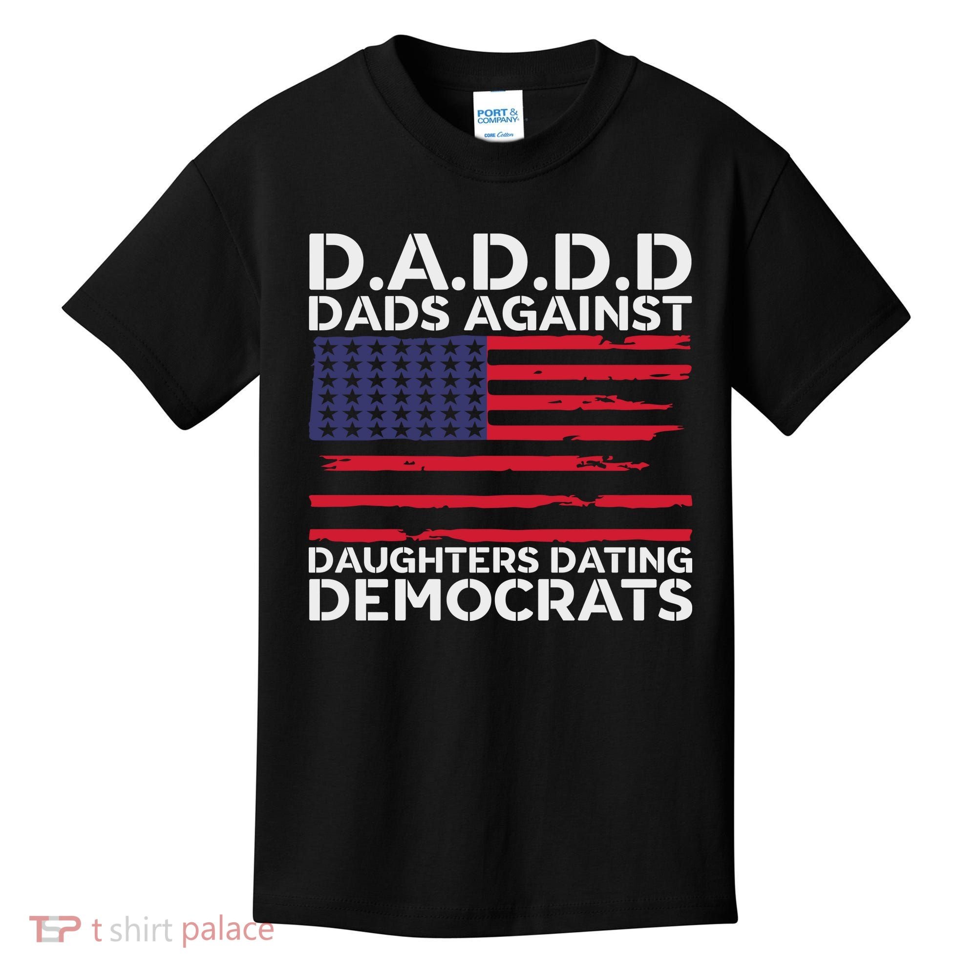 Dads Against Daughters Dating Democrats Kids T-Shirt