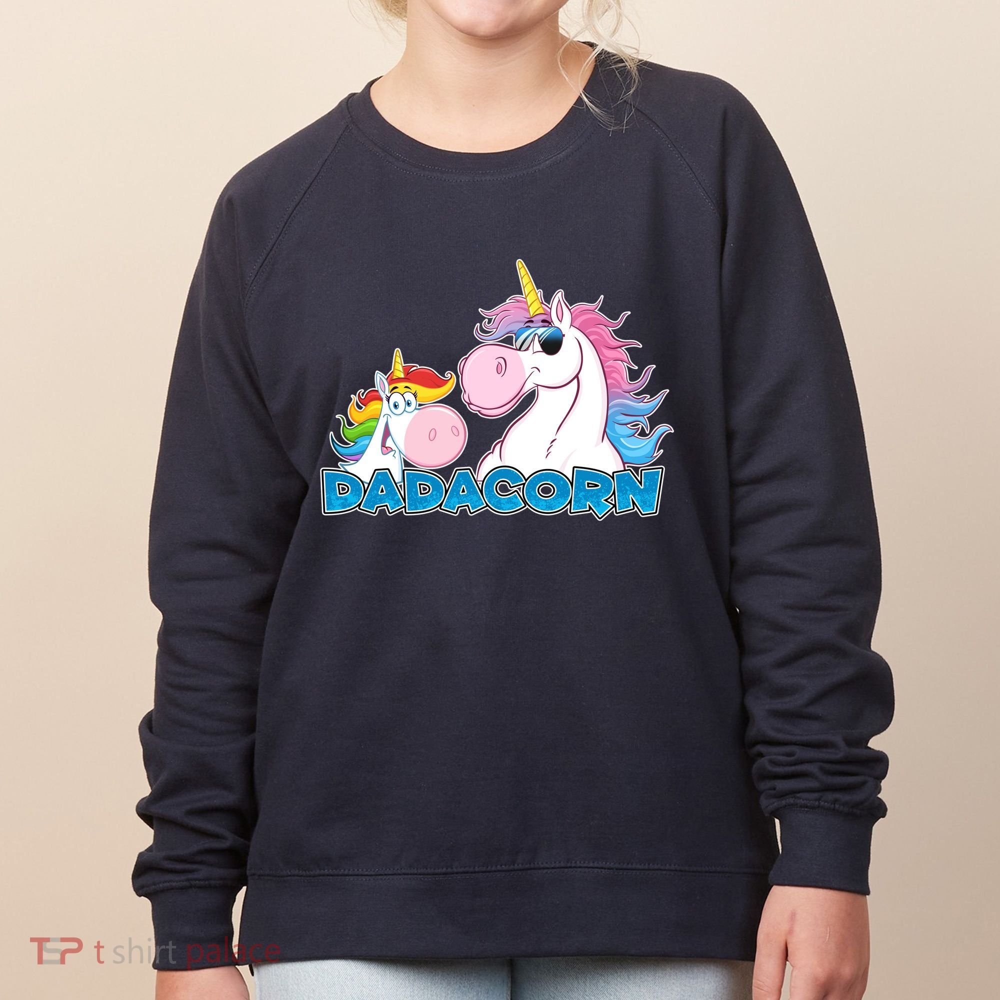 Dadacorn Dad Unicorn Women's Sweatshirt