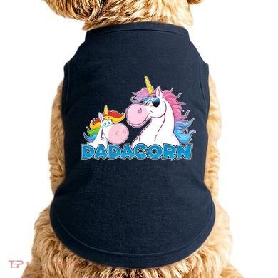 Dadacorn Dad Unicorn Doggie Tank