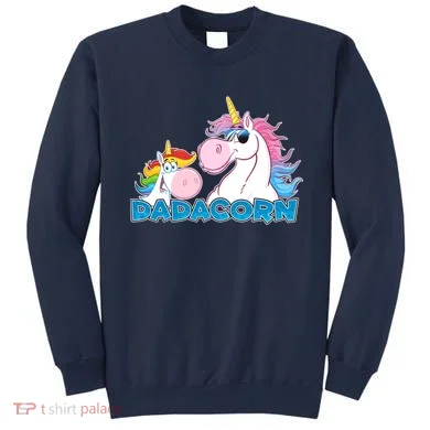 Dadacorn Dad Unicorn Sweatshirt