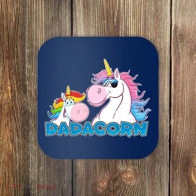 Dadacorn Dad Unicorn Coaster