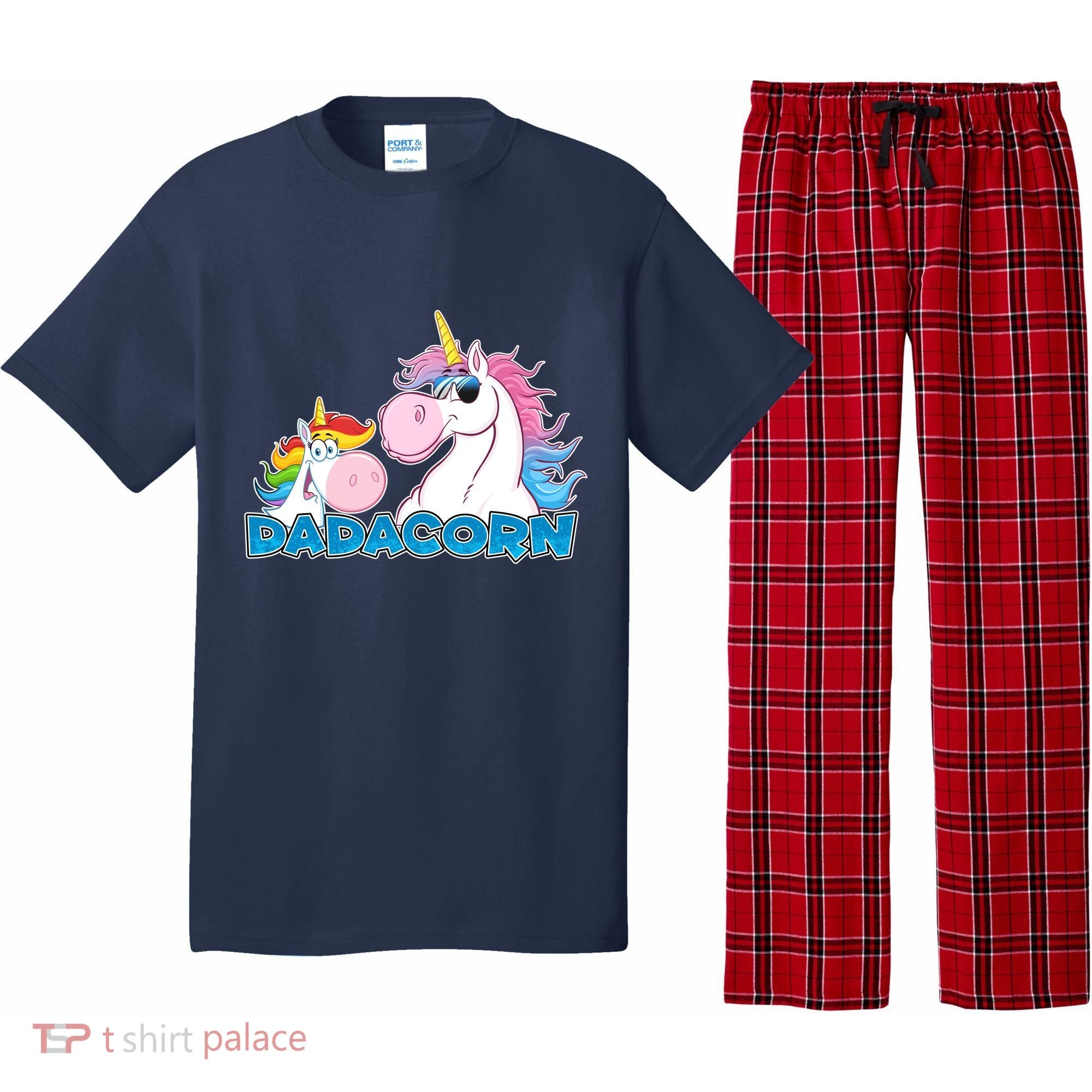 Dadacorn Dad Unicorn Pajama Set