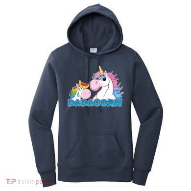 Dadacorn Dad Unicorn Women's Hoodie