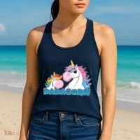 Dadacorn Dad Unicorn Women's Tank Top thumb 2