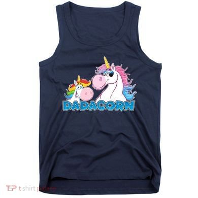 Dadacorn Dad Unicorn Tank Top