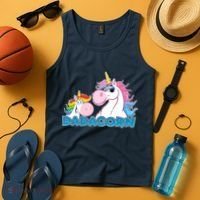 Dadacorn Dad Unicorn Tank Top thumb 4