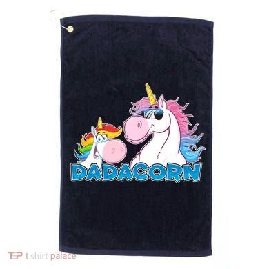 Dadacorn Dad Unicorn Golf Towel