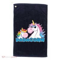 Dadacorn Dad Unicorn Golf Towel thumb 0