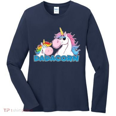 Dadacorn Dad Unicorn Women's Long Sleeve Shirt