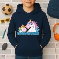 Dadacorn Dad Unicorn Kids Hoodie thumb 2