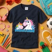 Dadacorn Dad Unicorn Kids T-Shirt thumb 3