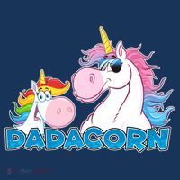 Dadacorn Dad Unicorn Kids T-Shirt thumb 4