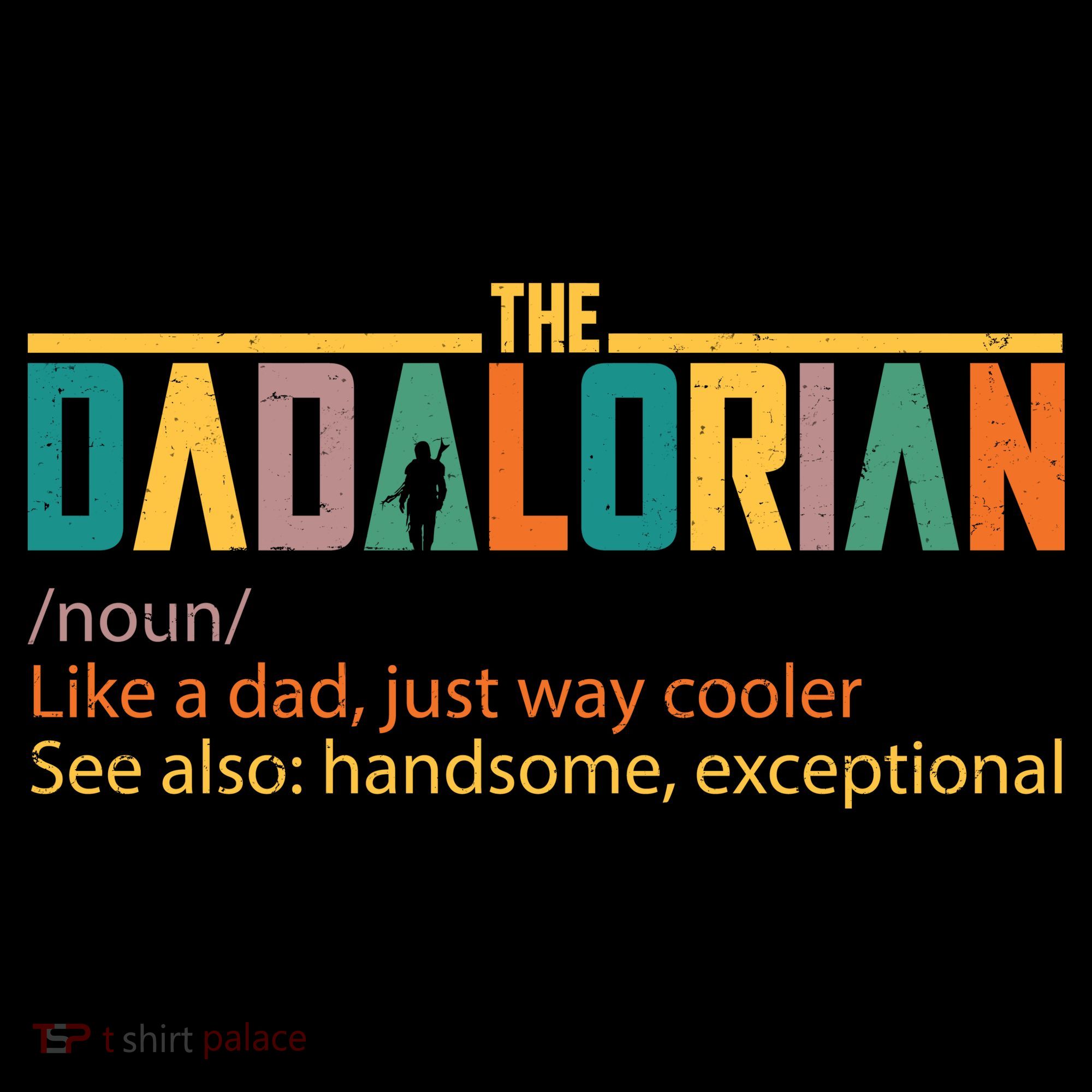 Dadalorian Definition Like A Dad But Way Cooler Mousepad