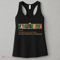 Dadalorian Definition Like A Dad But Way Cooler Women's Tank Top thumb 3