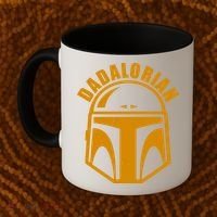 Dadalorian Helmet Coffee Mug thumb 2