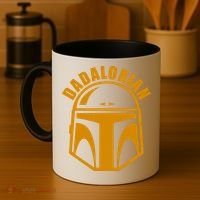Dadalorian Helmet Coffee Mug thumb 4