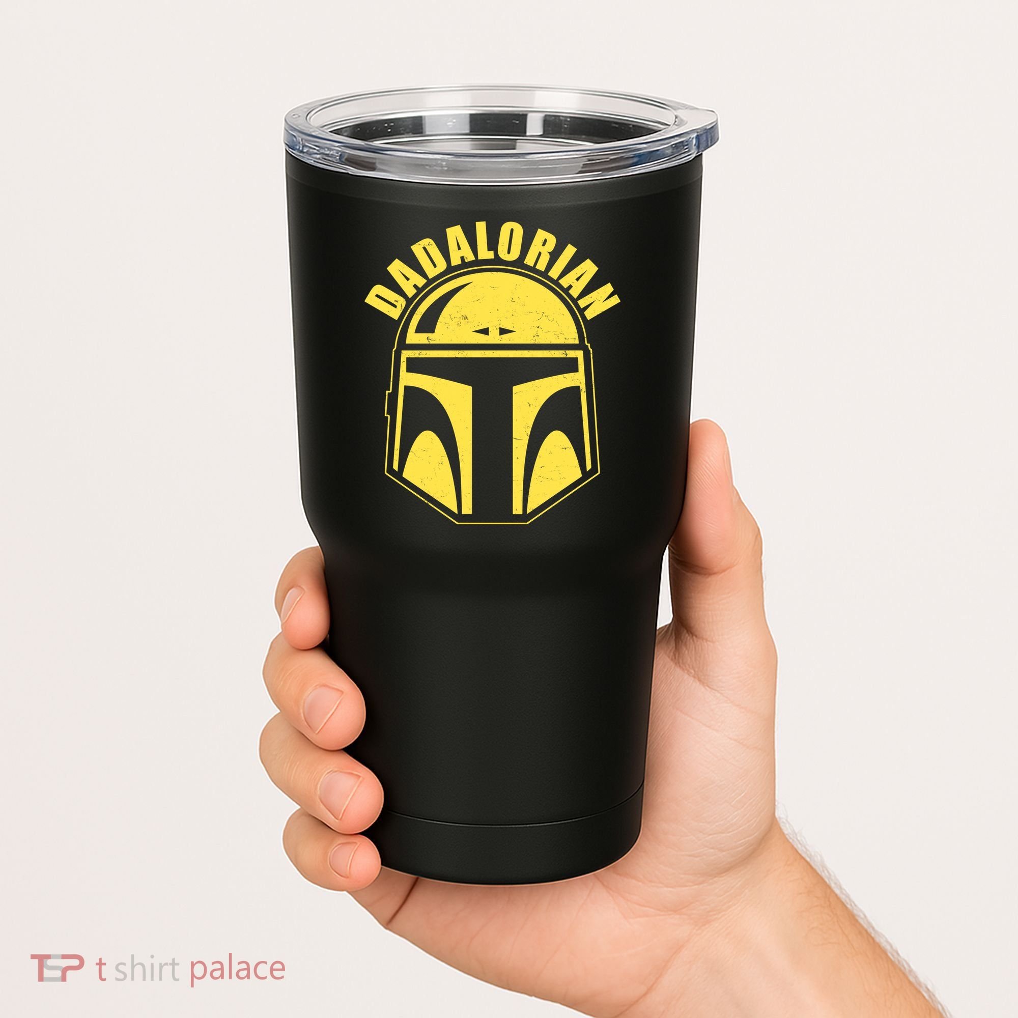 Dadalorian Helmet Tumbler