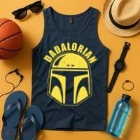 Dadalorian Helmet Tank Top thumb 4