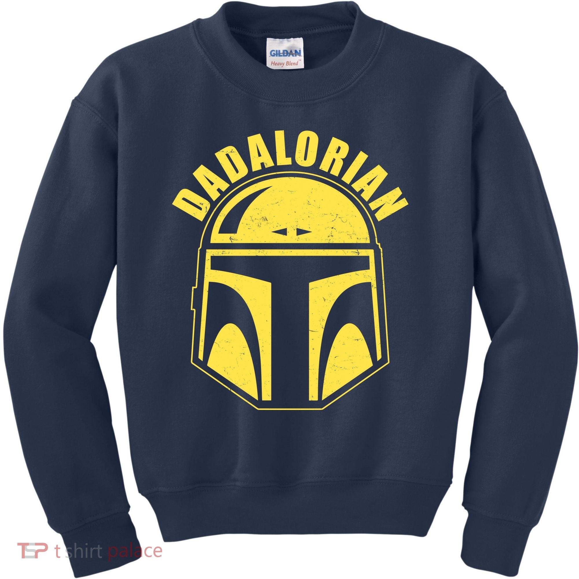 Dadalorian Helmet Kids Sweatshirt