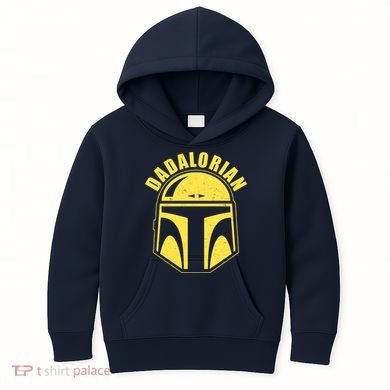 Dadalorian Helmet Kids Hoodie