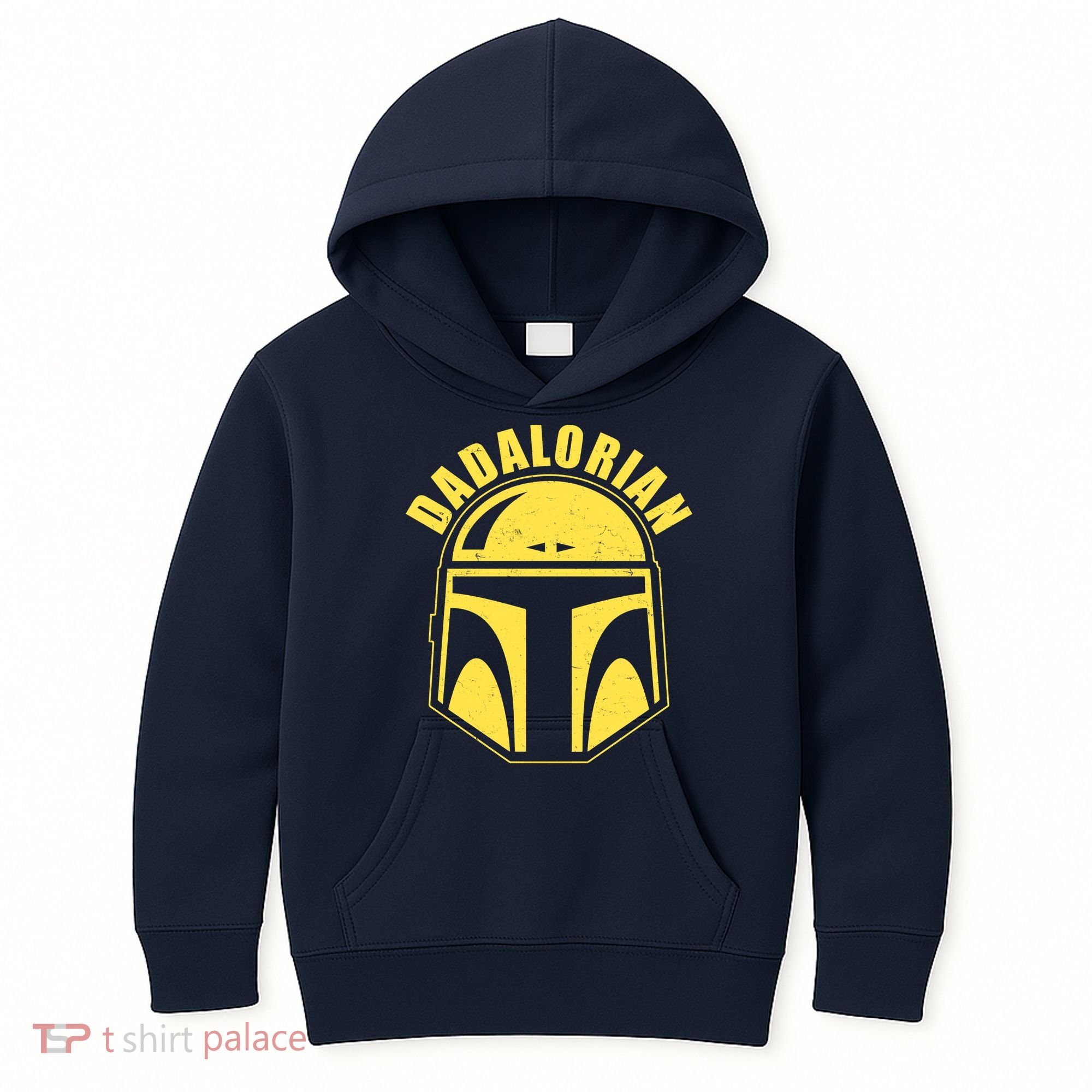Dadalorian Helmet Kids Hoodie
