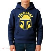Dadalorian Helmet Kids Hoodie thumb 4