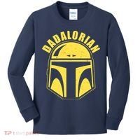 Dadalorian Helmet Kids Long Sleeve Shirt thumb 0