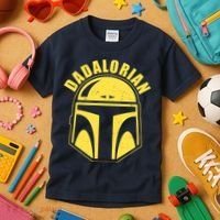 Dadalorian Helmet Kids T-Shirt thumb 3
