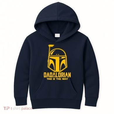 Dadalorian This Is A Way Kids Hoodie