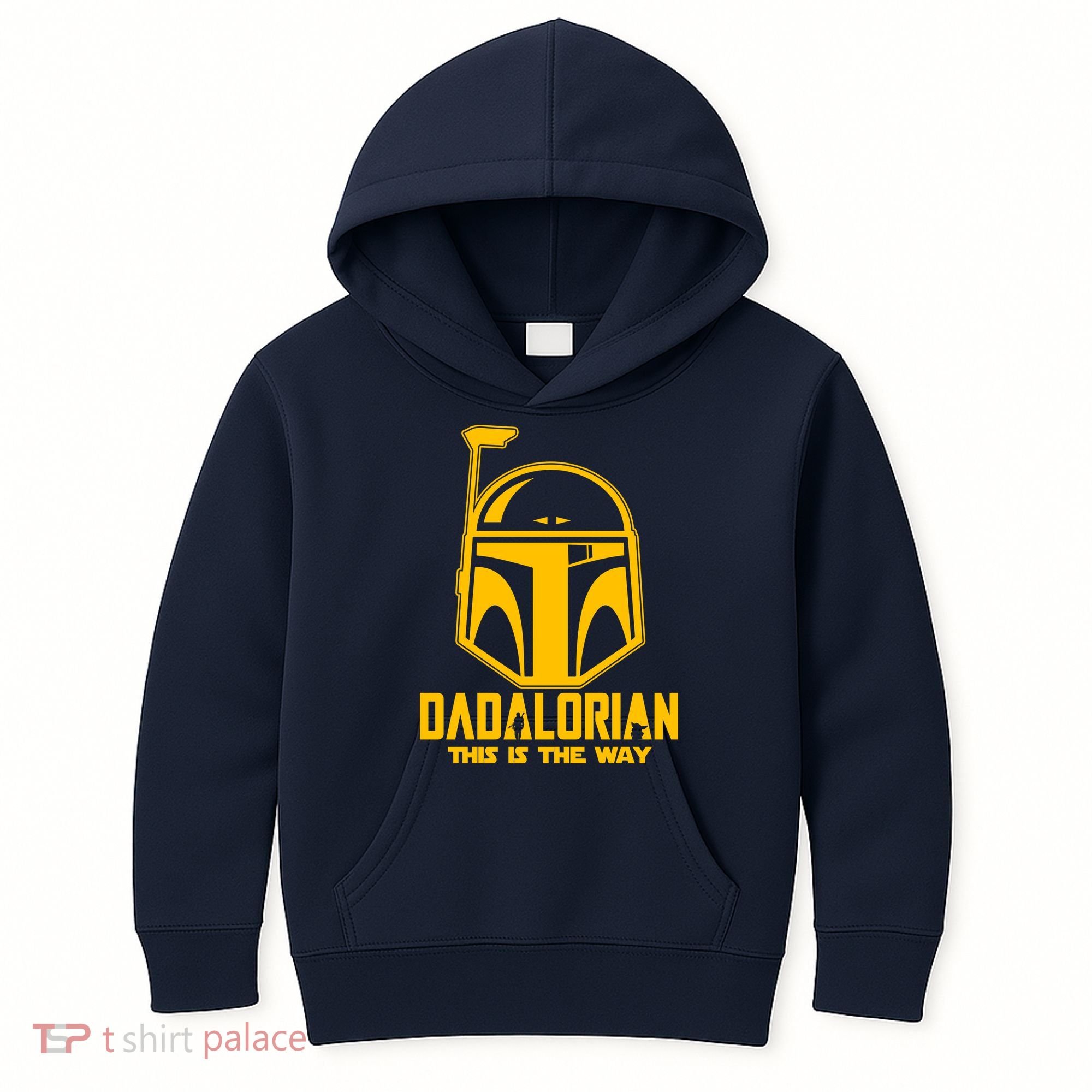 Dadalorian This Is A Way Kids Hoodie
