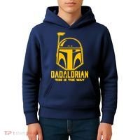 Dadalorian This Is A Way Kids Hoodie thumb 4