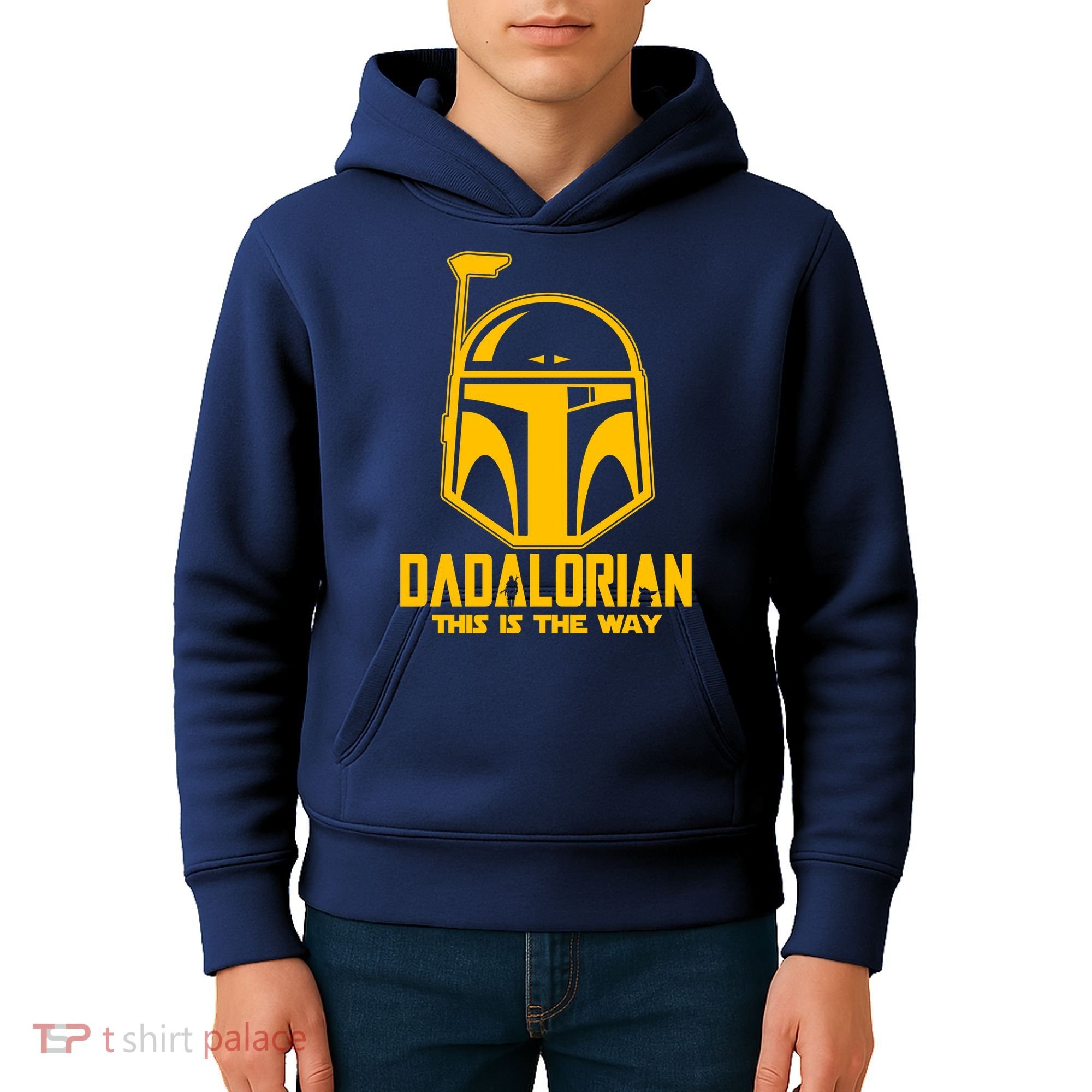 Dadalorian This Is A Way Kids Hoodie