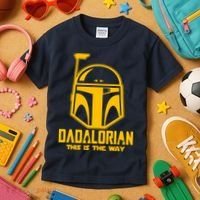 Dadalorian This Is A Way Kids T-Shirt thumb 3