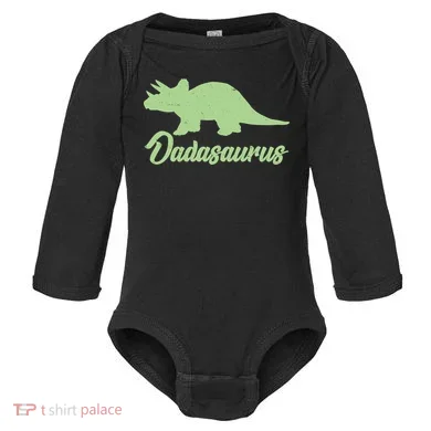 Dadasaurus Baby Long Sleeve Bodysuit