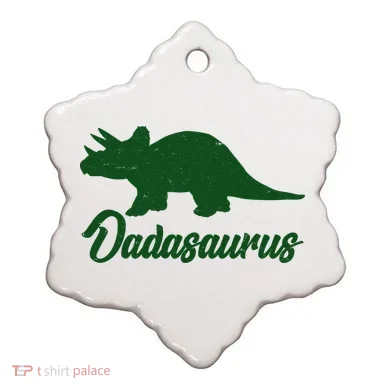 Dadasaurus Ceramic Ornament