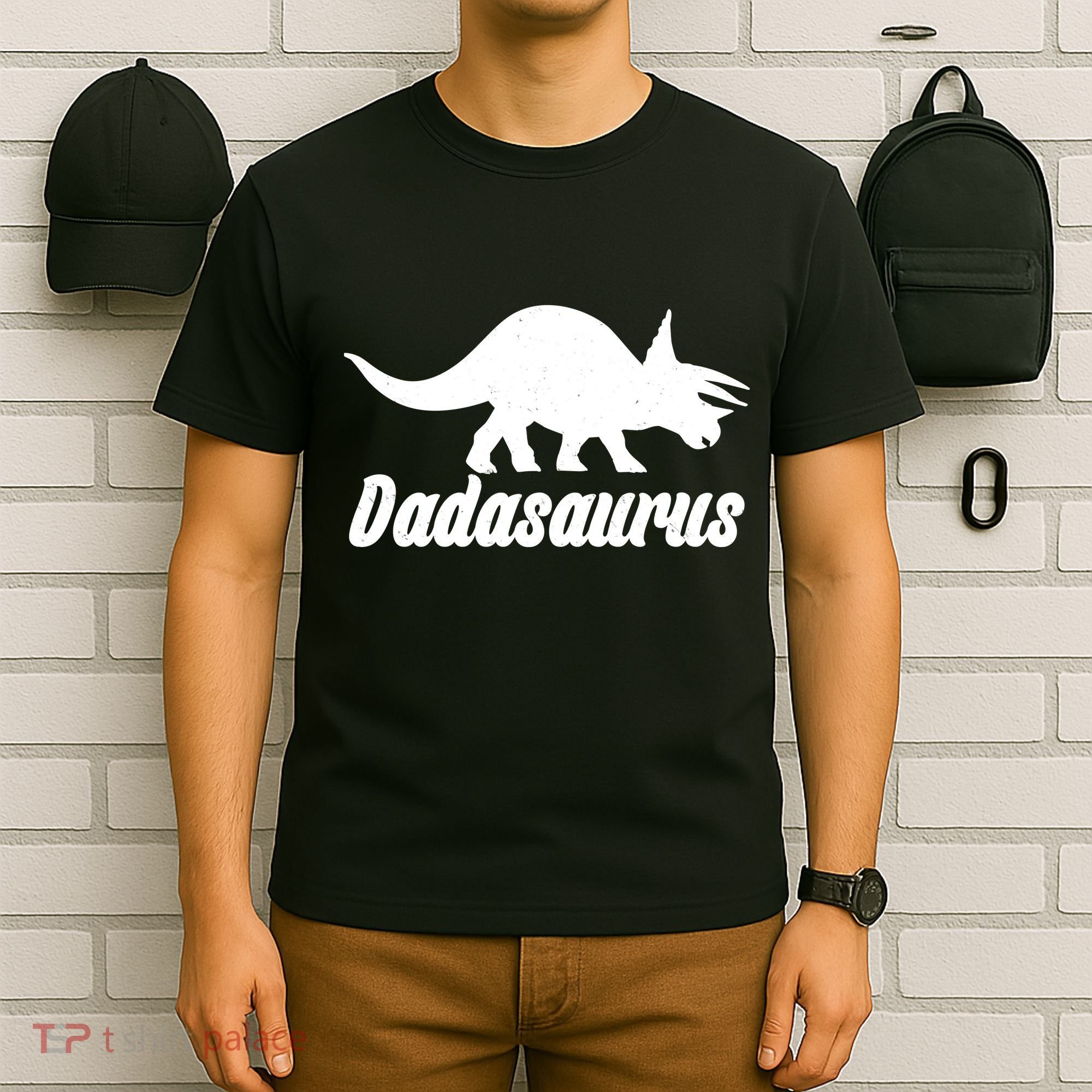 Dadasaurus Dinosaur Father's Day T-Shirt