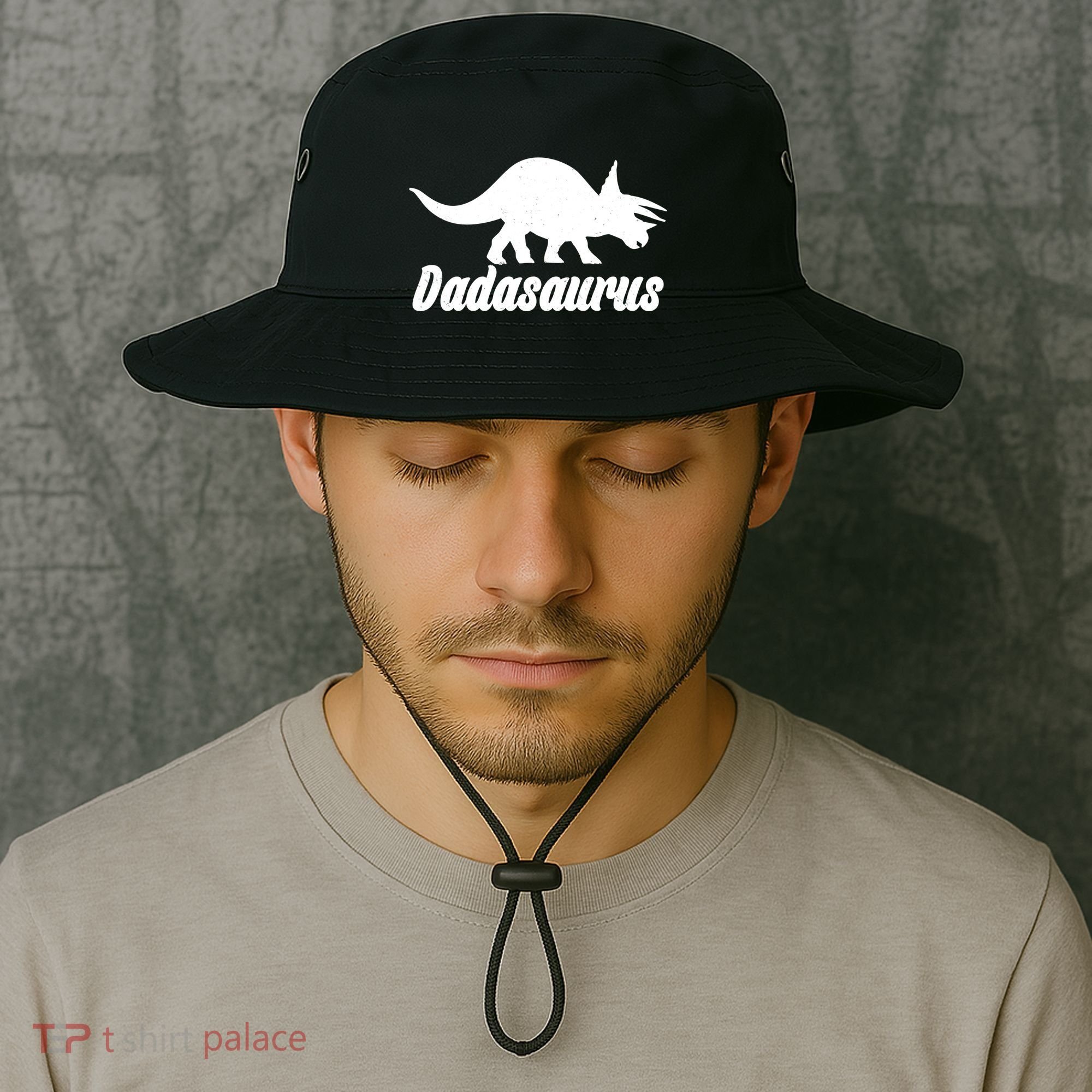 Dadasaurus Dinosaur Father's Day Bucket Hat