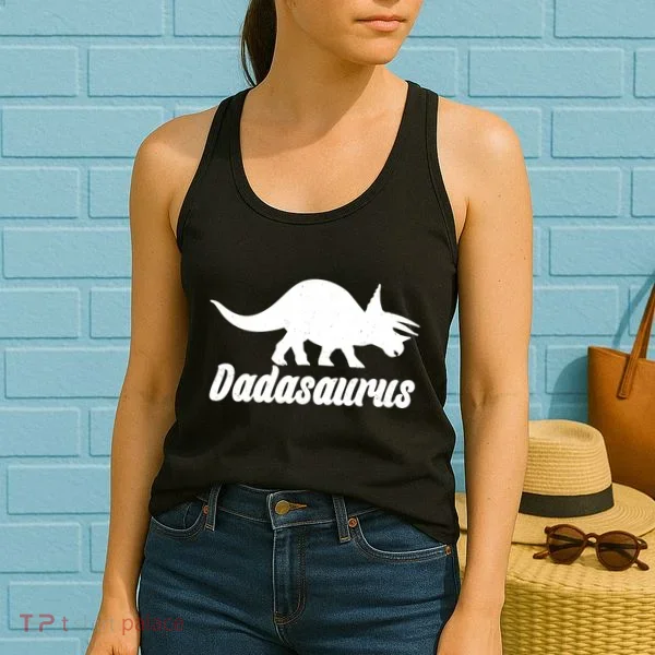 Dadasaurus Dinosaur Father's Day Women's Tank Top