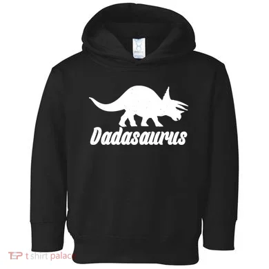 Dadasaurus Dinosaur Father's Day Toddler Hoodie