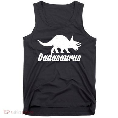 Dadasaurus Dinosaur Father's Day Tank Top