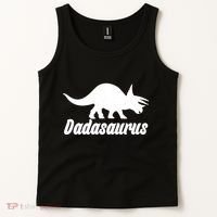 Dadasaurus Dinosaur Father's Day Tank Top thumb 2
