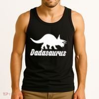 Dadasaurus Dinosaur Father's Day Tank Top thumb 3