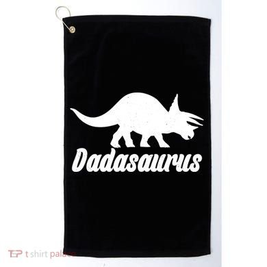 Dadasaurus Dinosaur Father's Day Golf Towel