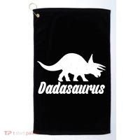 Dadasaurus Dinosaur Father's Day Golf Towel thumb 0