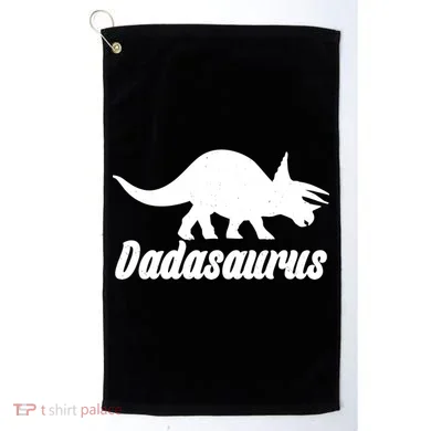Dadasaurus Dinosaur Father's Day Golf Towel