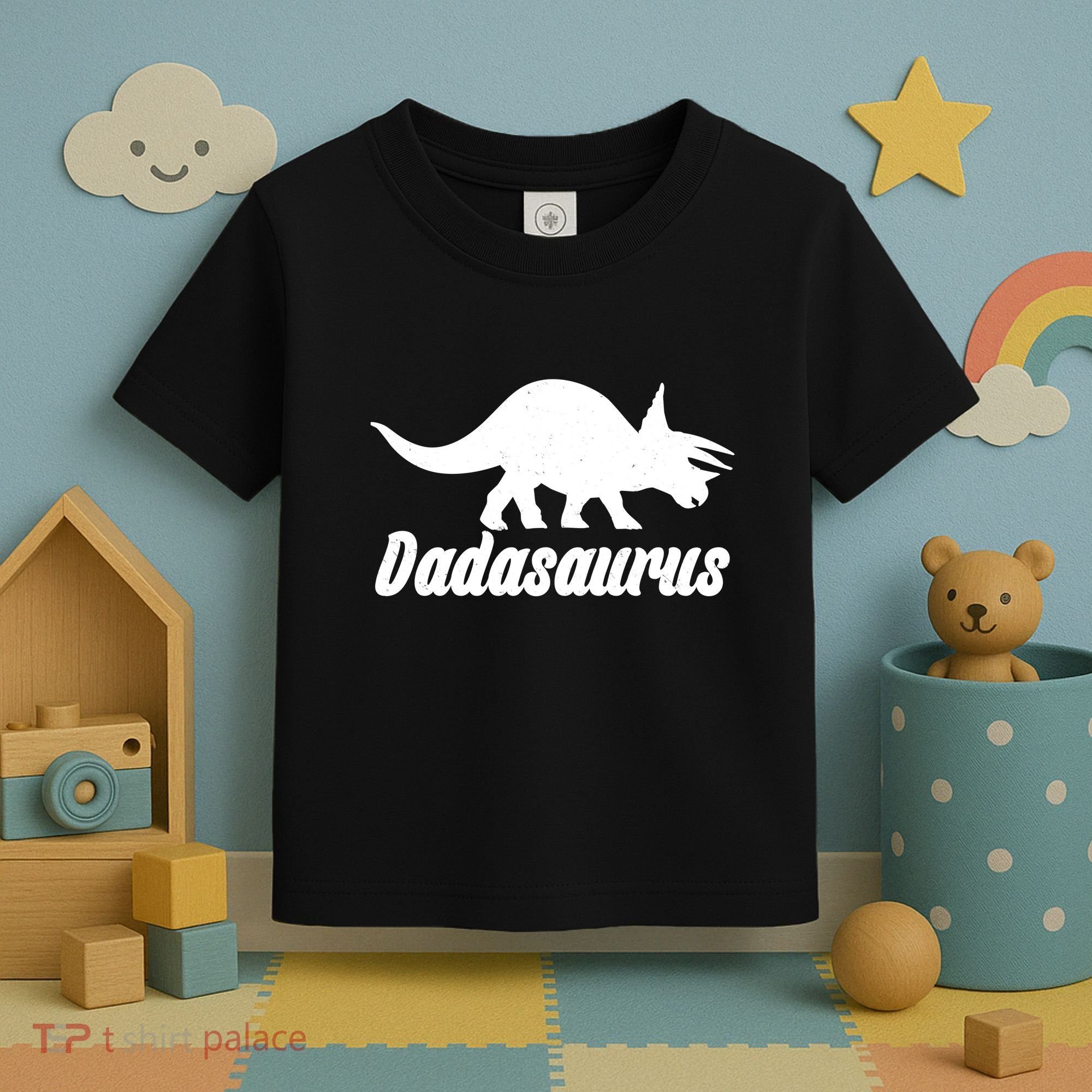Dadasaurus Dinosaur Father's Day Toddler T-Shirt