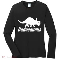 Dadasaurus Dinosaur Father's Day Women's Long Sleeve Shirt thumb 0