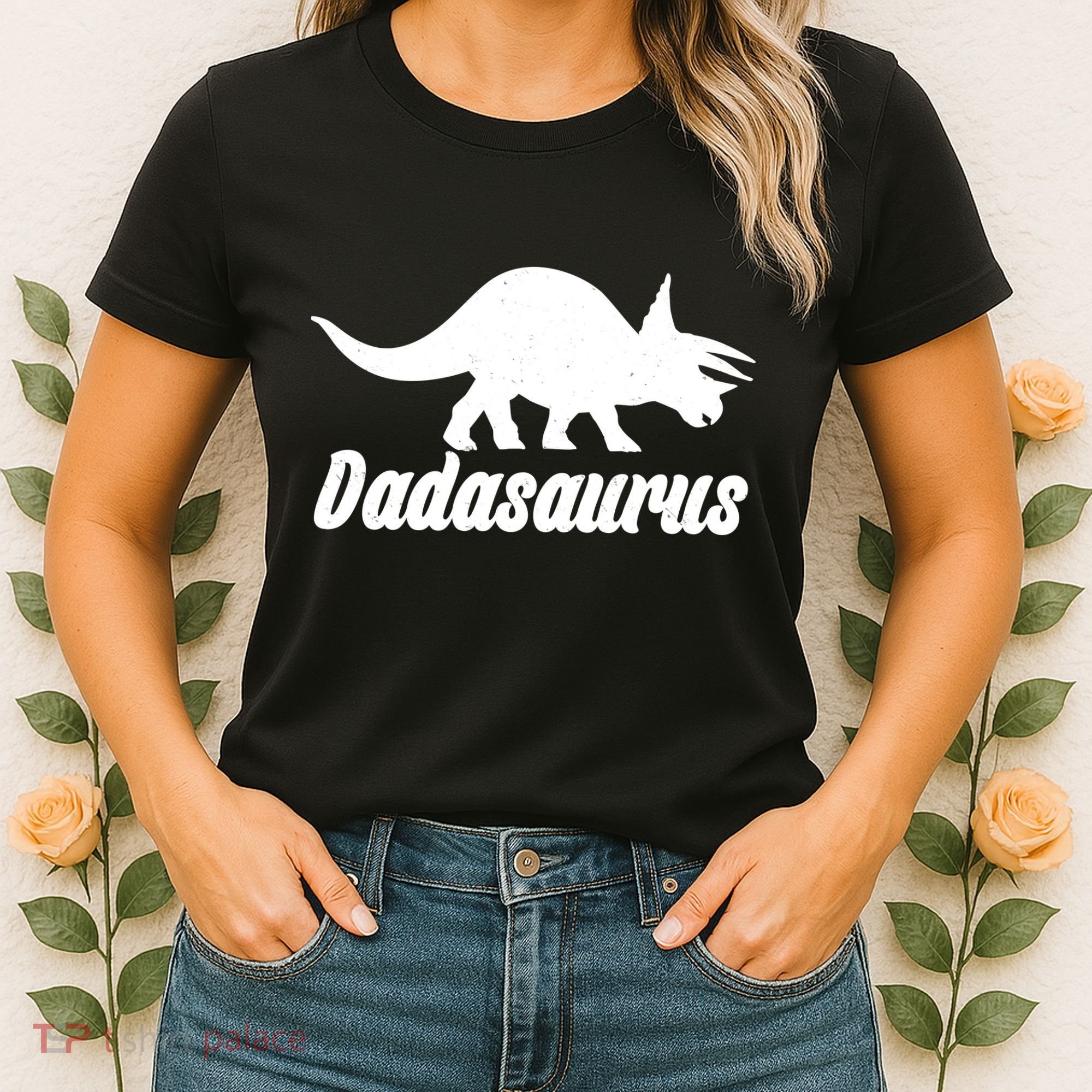 Dadasaurus Dinosaur Father's Day Women's T-Shirt