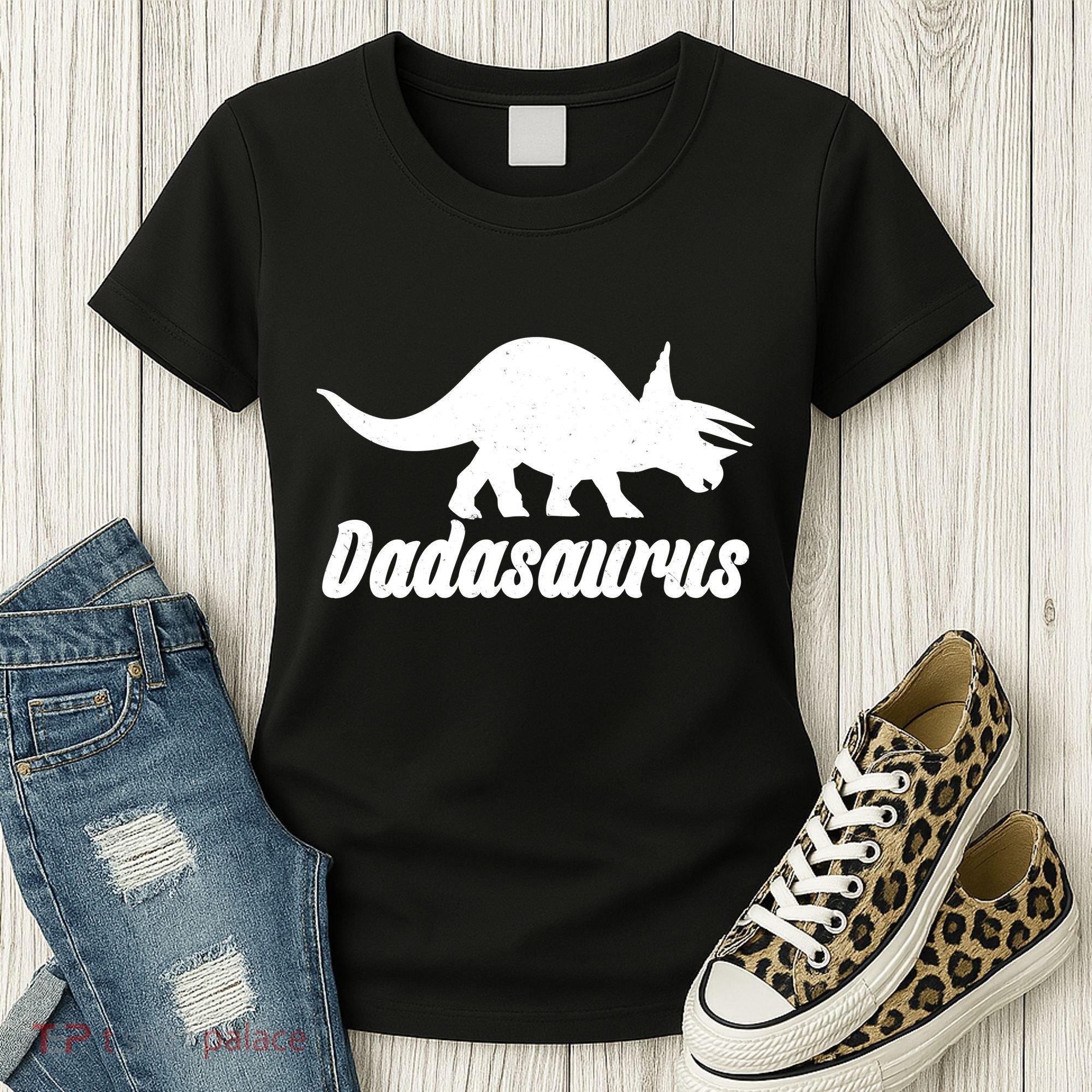 Dadasaurus Dinosaur Father's Day Women's T-Shirt
