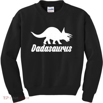 Dadasaurus Dinosaur Father's Day Kids Sweatshirt
